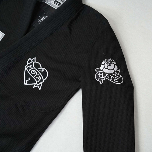 Кимоно MOYA BRAND Love Hate чёрное