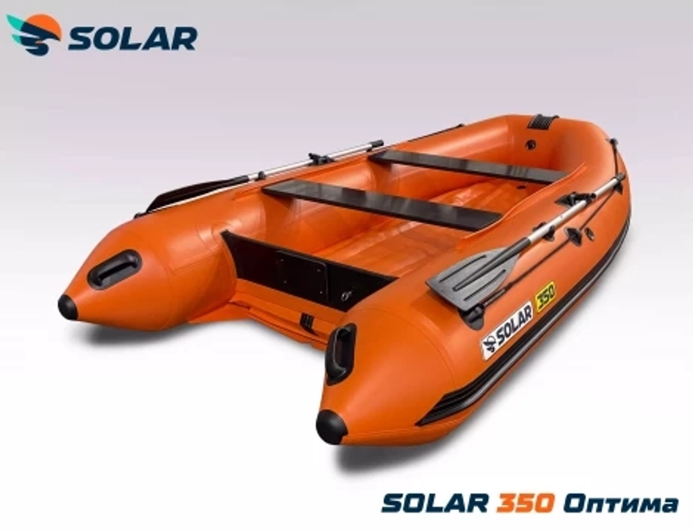 Лодка надувная моторная solar-350 к (оптима)