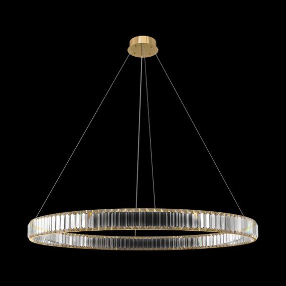 Подвесной светодиодный светильник Loft IT Crystal ring 10135/1000 Gold