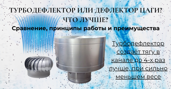 Турбодефлектор или дефлектор ЦАГИ? Что лучше?