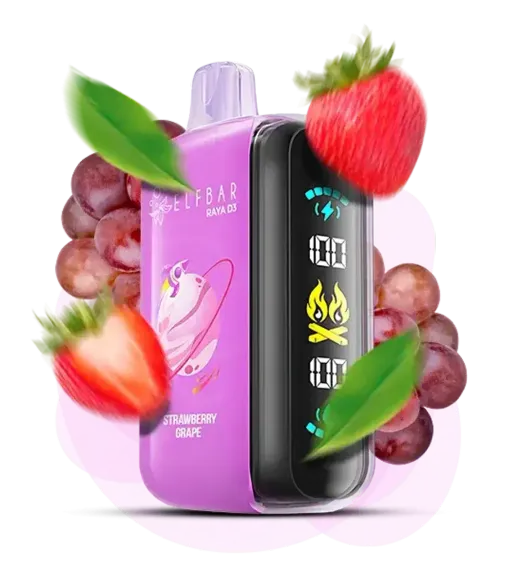 ELF BAR RAYA D3 - Strawberry Grape (5% nic)