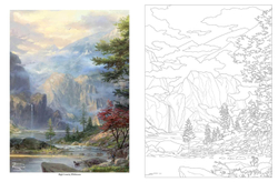 Thomas Kinkade Studios Inspired Destinations: A Coloring Book