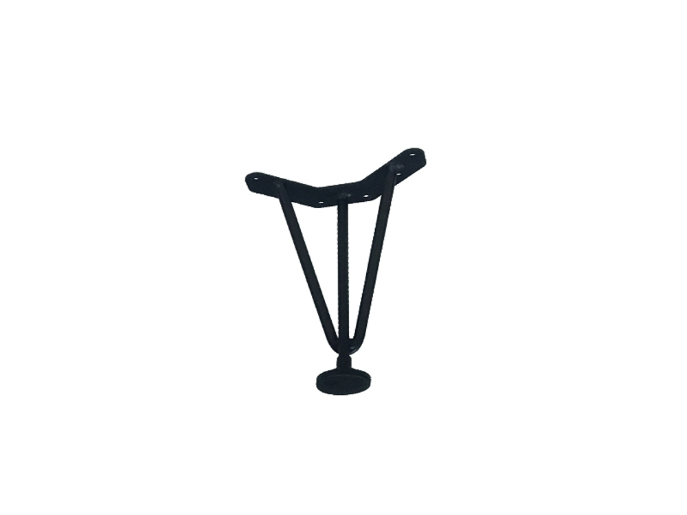 LOFT Опора комода Н-150 RAL 9005, черная