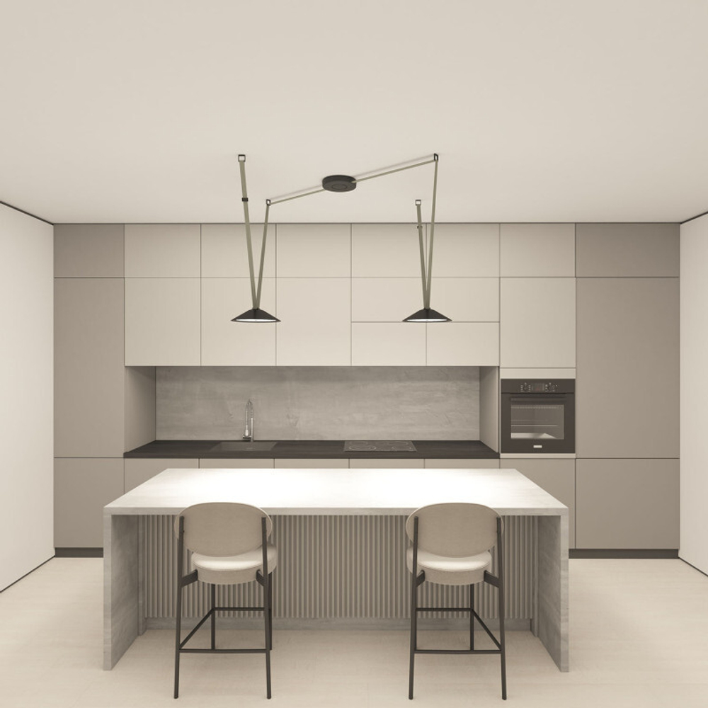 Трековый светильник Denkirs Belty Flow DK5565-BK