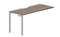 Стол 158х68х75см (эргономичный вырез) - приставной элемент
