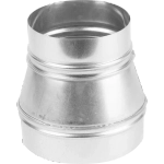 Переход оцинкованный D125 мм/D140 мм
