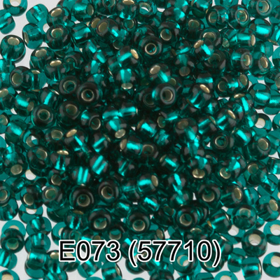 Бисер Чехия "GAMMA" круглый 5 10/0 2.3 мм E073 изумрудный ( 57710 )