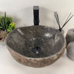 Раковина из речного камня RS-65462 39*35*16 0860