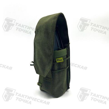 Подсумок АК двойной закрытый олива ZTAC