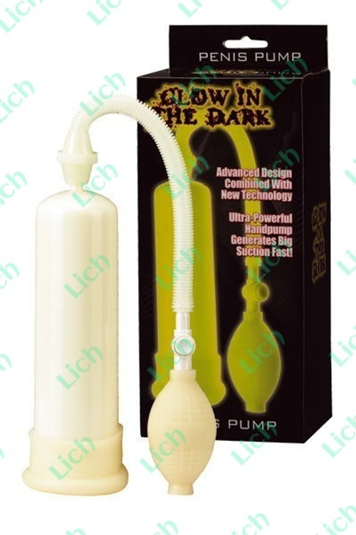Светящаяся в темноте помпа для полового члена