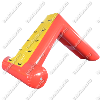 Надувной водный аттракцион «Приключения на скалах» красно-желтый, 3,5*2,5*2 м