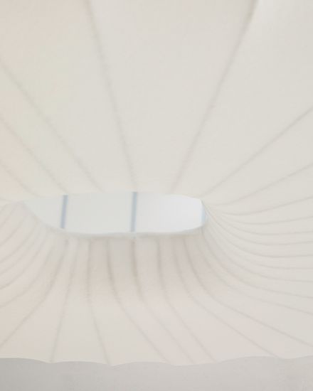 Подвесной светильник Somar из синтетических волокон и стали диаметром 76 см