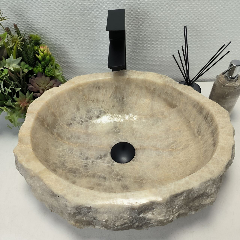 Раковина из оникса Erozy Grey EO-62642 50*42*15 0093