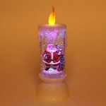 Сувенир с подсветкой «Зимняя свеча» 25*9,5 см