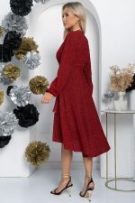 Платье праздничное Загадай желание (красное) П14468-49М LT Collection