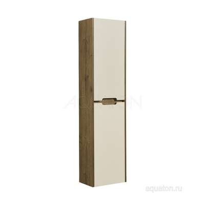 Шкаф - колонна AQUATON Оливия бежевый, дуб велл 1A254603OLVG0