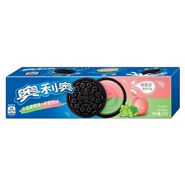 Печенье OREO со вкусом винограда и персика, 97 г (Китай)