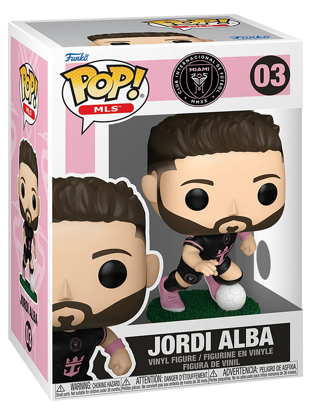 Фигурка Funko POP! MLS Inter Miami Jordi Alba (away) (03) 88616