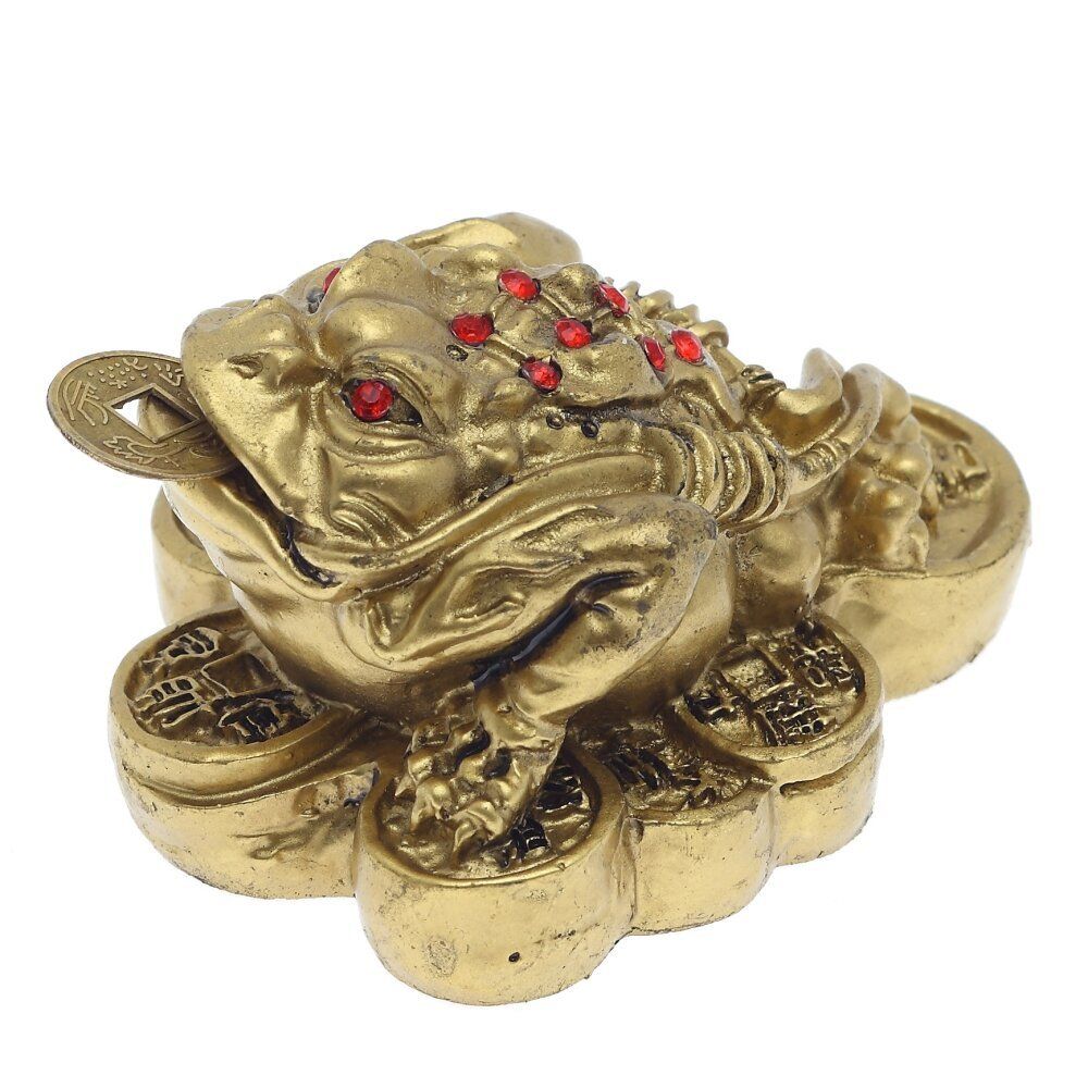 GAEM Фигурка декоративная "Лягушка денежная", L6 W5 H3 см