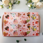 Упаковка для капкейков с окном Любимые сладости (6 ячеек ) 25*16*10 см