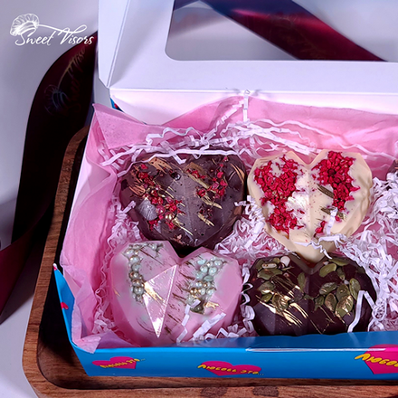 Шоколадные сердечки (набор)