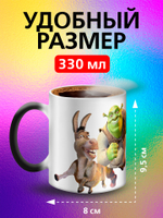 Кружка хамелеон детская "Ледниковый период белка и орех"