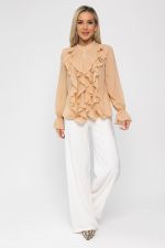Блуза Розалинда (бежевая) Б13687-5М LT Collection