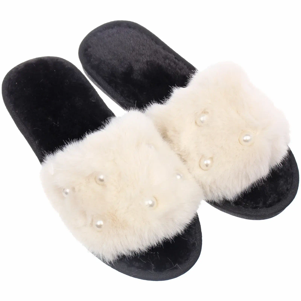 Тапочки женские домашние «DALIA», цвет молочный, р-р 40-41