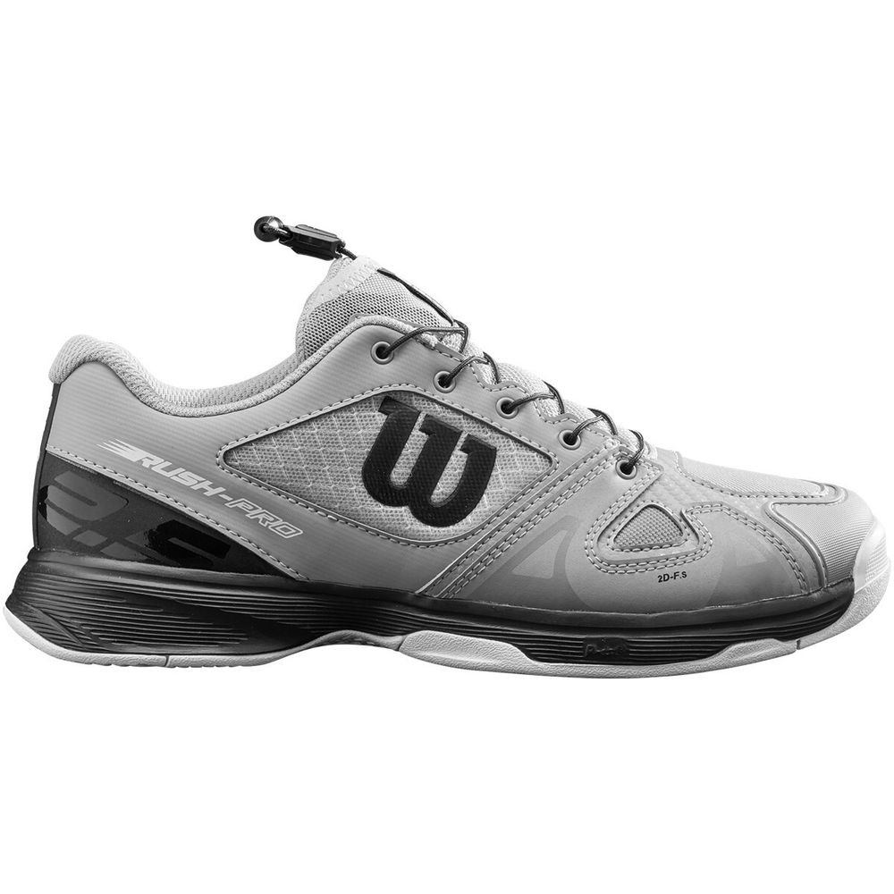 детские Кроссовки теннисные Wilson Rush Pro Junior QL - quarry/black/wht