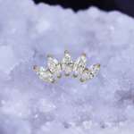 5K Marquise v.2 Crystal PVD Yellow