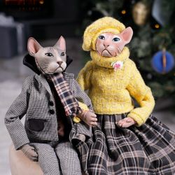 Кукла коллекционная Кошка Мари