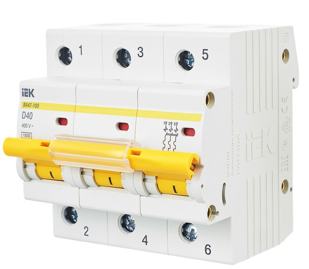 Автоматический выключатель  IEK MVA40-3-040-D