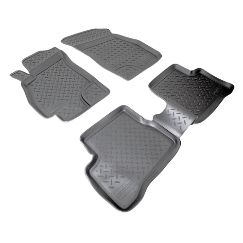 Ковры в салон Norplast/Unidec для Hyundai Accent в кузове LC (2000-), Черный, арт.NPL-Po-31-03