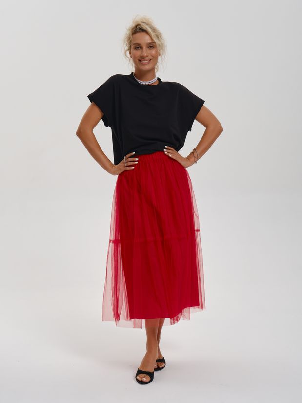 Футболка жилетка, черная