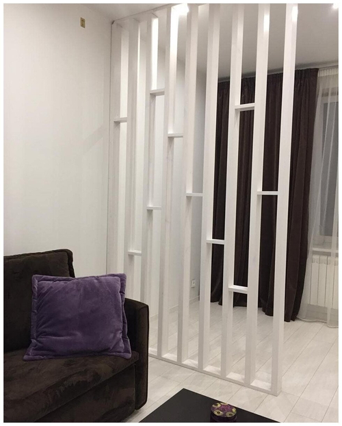 Дизайнерская перегородка из Сосны 45х100мм