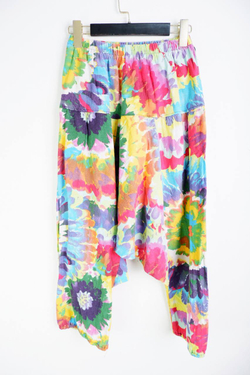 Бриджи с ярким принтом, визуально 42/44 размер