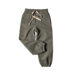 Джоггеры с начёсом свободного кроя Шалфей