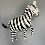G Шар фигура "Зебра" Джунгли 50"/127 см (БГ-39)