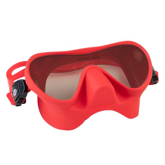 Маска с зеркальными линзами Scorpena N3 красная