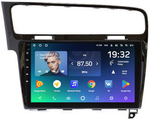 Магнитола для Volkswagen Golf 7 2012-2020 (рамка черный глянец) - Teyes CC2 PLUS монитор 10.1" QLED, Android 10, Быстрая, SIM-слот