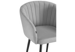 Стул на металлокаркасе Моншау крутящийся velutto 52 / черный