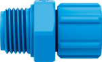 Штуцер ниппельный с накидной гайкой Festo CK-1/8-PK-4-KU (комплект 10 шт)