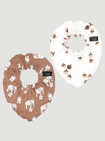 Сет из 2х нагрудников Mjölk Mini Слоники оригами/Жёлуди