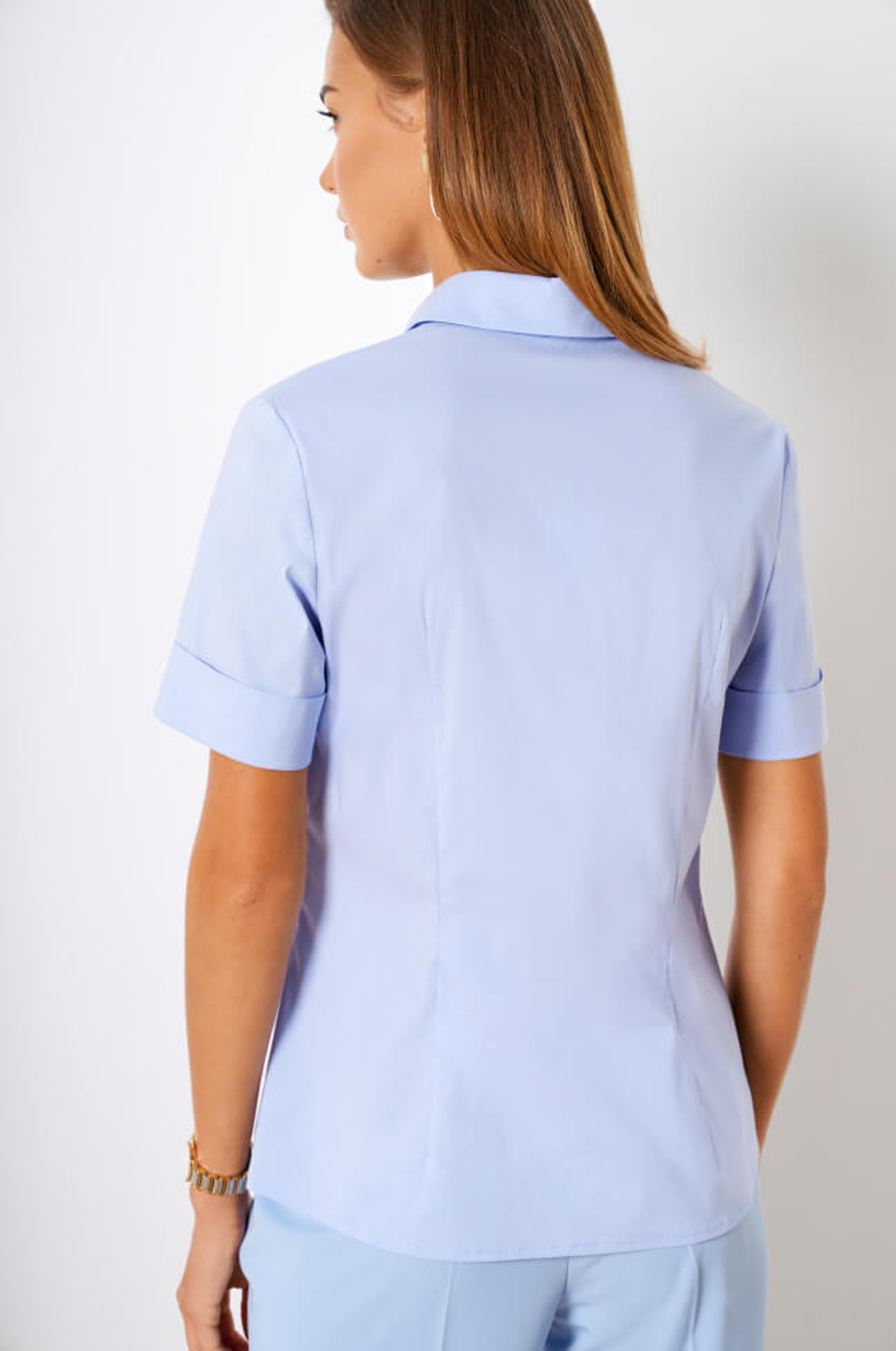 22369 Блузка женская (голубой)