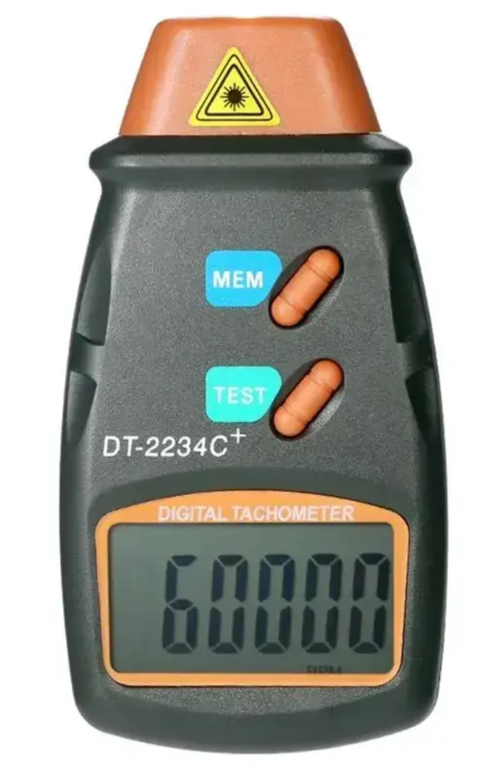 Цифровой тахометр / Бесконтактный лазерный тахометр/ Измеритель числа оборотов