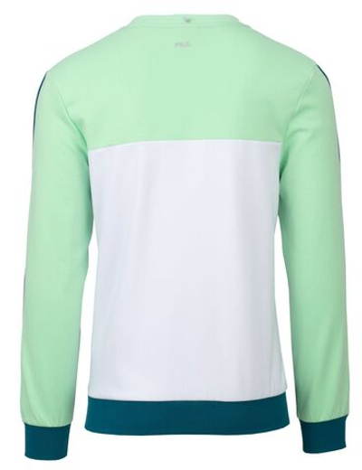 Мужская теннисная кофта Fila Sweater Manu - green ash