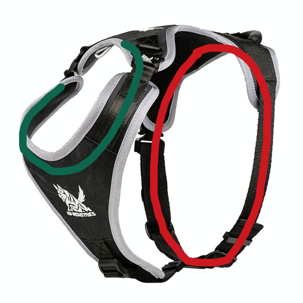 Шлейка для служебных, спортивных и активных собак K9 INDUSTRIES