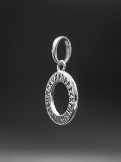 Футарк подвеска из серебра