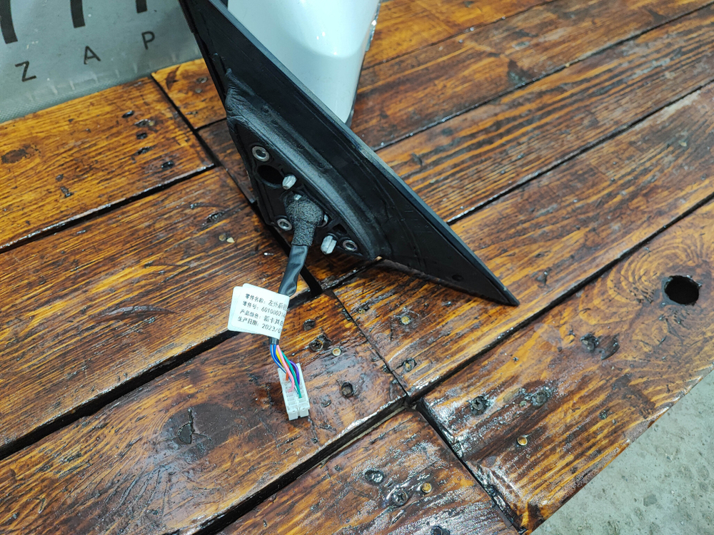 Зеркало левое 8 pin (контактов) Chery Tiggo 7 Pro 20-24 Б/У Оригинал 601000214AA