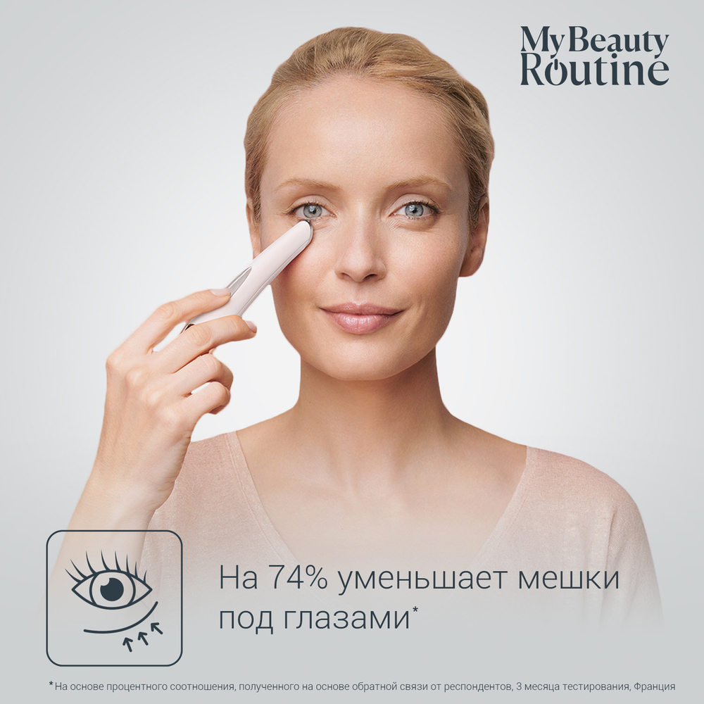 Антивозрастной массажер для коррекции кожи вокруг глаз Rowenta Eye Massager LV2020F0